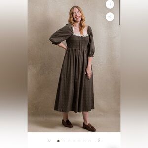 Neuflora Dublin Winter Plaid Dress EUC